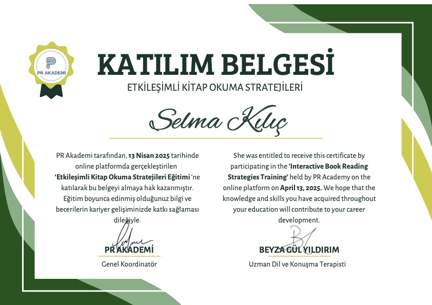 Mesleki eğitim sertifikası